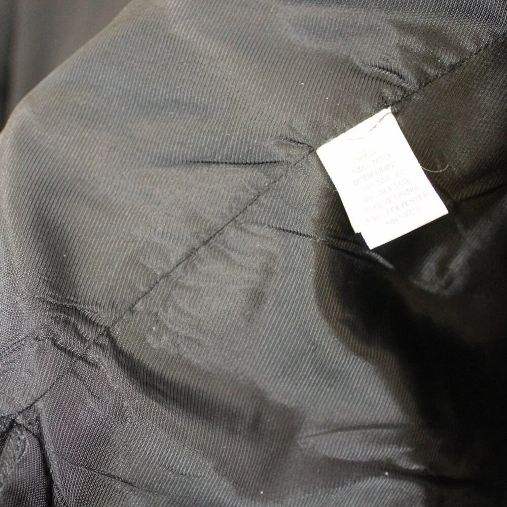 Banana Republic‎ Men’s Black Suit Jacket 42R Tailored Fit Double Vent